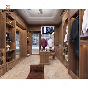 Expositor de Ropa de Madera Maciza Premium, Mueble de Pared para Comercio Minorista, Estante de Madera para Zapatos y Sombreros, Soporte Tipo Isla, Venta al por Mayor Directa de Fábrica - Product Image 4