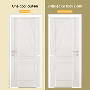 Meilleure vente rideau de porte thermique isolé avec écran de climatisation à fermeture automatique rideau de porte isolé thermiquement magnétique - Product Image 5