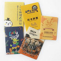 Impression personnalisée de passeports de voyage en papier de dessin animé, service de vente en gros, passeport de jeu personnalisé pour enfants