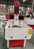 Mini 3 axes CNC routeur en fonte fraisage CNC cadre demi-couverture CNC fraiseuse pour métal aluminium gravure et découpe