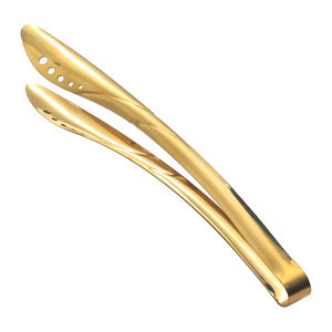 Stainless Steel Barbecue Tongs 304 Multipurpose Kitchen Tool For Steak Hot Pot Dessert Use Durable Design - Product Image 1