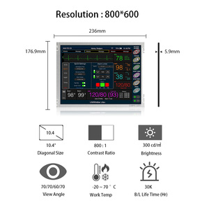 Ban đầu boe <span class=keywords><strong>10</strong></span>.4 ''800*600 Màn hình <span class=keywords><strong>LCD</strong></span> Bảng điều chỉnh mô-đun BA104S01-200 y tế ECG hiển thị <span class=keywords><strong>10</strong></span>.4 inch <span class=keywords><strong>TFT</strong></span> <span class=keywords><strong>LCD</strong></span> hiển thị - Product Image 1