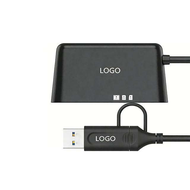 Hot Sale USB3.2 Gen1+3.0 Type-C 3-in-1 TF/SD/CF Card Reader 80MB/s Write 90MB/s Read Plug-and-Play for PC Smartphone Travel Use