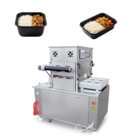 Machine d'emballage sous atmosphère modifiée semi-automatique GYF-490G2 pour la conservation des saveurs, emballage de repas en boîte pour une conservation optimale
