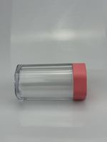 Flacon vide pour pilules en acrylique à double paroi de qualité alimentaire, sans BPA, pour comprimés, capsules, poudre, impression personnalisée, OEM, ODM, usine