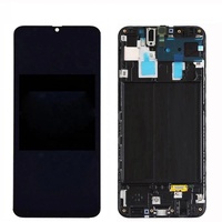 Pantalla LCD Super Amoled para samsung A20, montaje de digitalizador de pantalla original para samsung A20