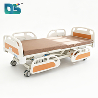 Table de repas mobile pour lit médicalisé, 5 fonctions, réglage hydraulique ABS, lit d'hôpital manuel pour patient