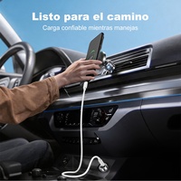 Cable de Datos ESEEKGO G-01AW de Carga Rápida Tipo-C a Tipo-C, 1M 3.3FT, Negro, USB-C a USB para Laptops y Teléfonos Móviles, 3.3FT/1M, Negro