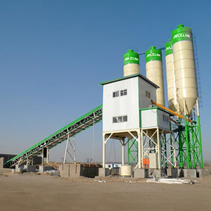 Centrale à béton de Chine, capacité 60 Tph, centrale à béton fixe, types de centrales à béton, centrale à béton près de chez moi - Product Image 1