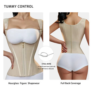 Faja Reductora de Cintura Transpirable de Alta Compresión con 13 Varillas de Acero, Material de Spandex/Nailon, Color Rosa, 2026 - Product Image 4