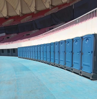 Toilettes chimiques portables d'extérieur australiennes de premier choix, en plastique durable avec grand réservoir de déchets, pour bureaux et salles de bain