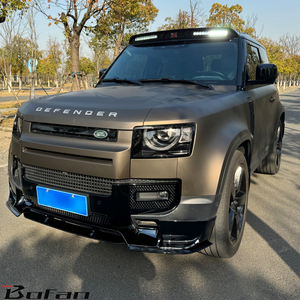 Parachoques para <span class=keywords><strong>Land</strong></span> <span class=keywords><strong>Rover</strong></span> New Defender, Estilo <span class=keywords><strong>Mansory</strong></span>, Negro Brillante, Labio de Parachoques Delantero, Divisor de Labio de Parachoques Delantero - Product Image 5