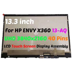 Pantalla LCD Táctil de <span class=keywords><strong>13</strong></span>.3 Pulgadas para Laptop <span class=keywords><strong>HP</strong></span> <span class=keywords><strong>Envy</strong></span> <span class=keywords><strong>13</strong></span>-<span class=keywords><strong>AQ</strong></span> 13T-AQ000, 3840x2160, Nueva, para Uso Profesional - Product Image 1
