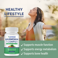 Cápsulas de Complejo de Magnesio VitaSpring 7 en 1: Glicinato, Taurato, Malato, Complejo de Vitamina B, Complejo de Magnesio