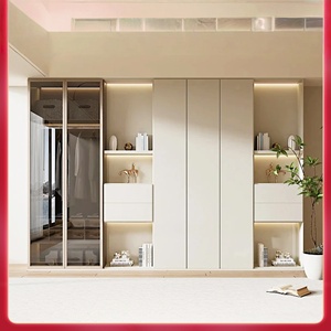 Armoire en bois <span class=keywords><strong>pratique</strong></span> avec tiroirs compacts, plan 3D gratuit et devis, taille personnalisée pour <span class=keywords><strong>petit</strong></span> espace de rangement intérieur en location - Product Image 3