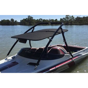 Origin Boat Wake Tower Owt I 57mm <b>Polished</b> <b>Black</b> For Surfing Waterskiing - Product Image 1