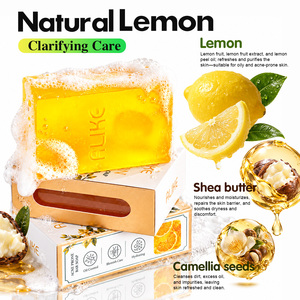 Jabón en Barra de Limón para Control de Grasa, con Glicerina, Aceite de Camelia y Aceite de Oliva, para el Cuidado de los Poros, Limpieza de Imperfecciones, Blanqueamiento y Piel Suave - Product Image 4