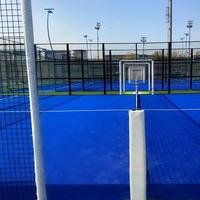 Terrain de padel panoramique professionnel de haute qualité, prix usine, norme FIP, équipement de padel tennis pour extérieur et intérieur