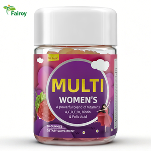 Gomitas Multivitamínicas para Mujer de Marca Privada, con Centro de Gelatina con Sabor a Frutas Naturales, 4 g por Porción, Sin GMO, Venta al por Mayor de Fábrica - Product Image 1