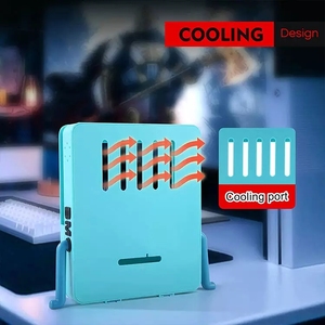<strong>Game</strong> Console <strong>Holder</strong> for <strong>Nintendo</strong> <strong>Switch</strong> <strong>Game</strong> Display Stand Portable Bracket <strong>Game</strong> Rack for NS Cooling <strong>Holder</strong> - Product Image 3