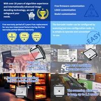 Módulo Escáner de Códigos de Barras OCR MRZ EMT8061C, Lector de Tarjetas de Identificación y Pasaportes 1D 2D para Windows, Android y Linux
