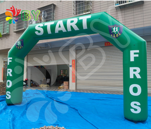 Système de brumisation de refroidissement pour marathon extérieur TENTSPACE Arc de brumisation gonflable de course pour arches de soufflage publicitaires - Product Image 1