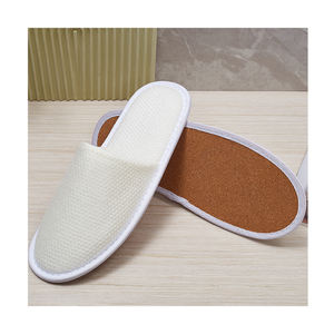 Оптовые одноразовые экологичные разлагаемые тапочки из хлопкового холста для мужчин и женщин для гостиниц и авиалиний - Product Image 3