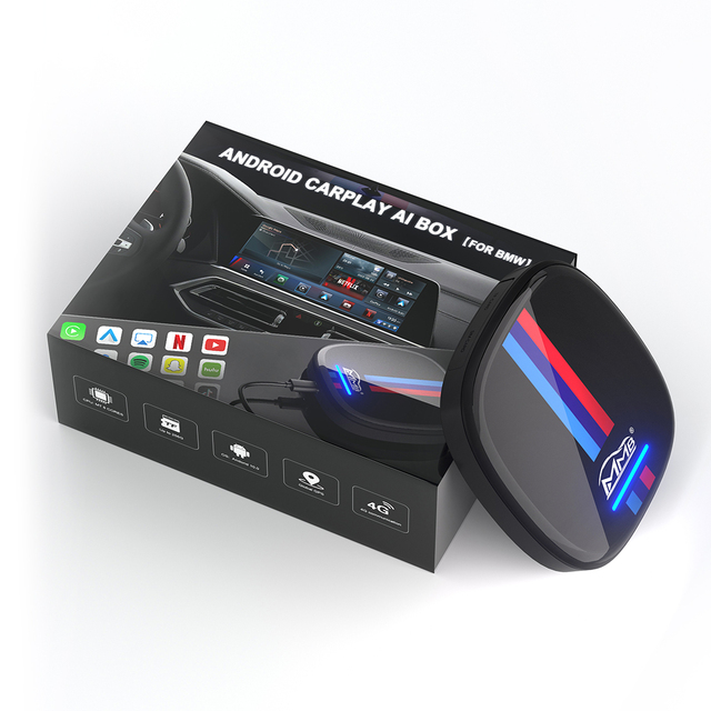 MMB BMW Magic Carplay AI Box Qualcomm 6125 660 8GB 128GB North America Eurasia Wireless Multimedia Media Android 13 Auto Adapter