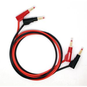 Alta Qualidade Macho para Macho 4mm Banana Plug Speaker Cable 4mm Banana para Banana com Transparente Bainha Telescópica Teste Leva Fio - Product Image 2