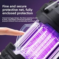 Veilleuse de camping extensible à LED d'extérieur portable avec lampe anti-moustique Tueurs de moustiques électriques