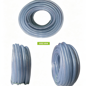 <span class=keywords><strong>Tubo</strong></span> <span class=keywords><strong>Flessibile</strong></span> in PVC Trasparente Intrecciato, Spessore 3mm, Anti-Invecchiamento, Anti-Gelo, Rinforzato con Rete, per Uso in Giardino e Edilizia - Product Image 4