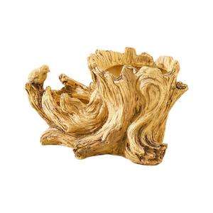 <span class=keywords><strong>Pot</strong></span> <span class=keywords><strong>de</strong></span> fleurs en résine imitation bois pour balcon, <span class=keywords><strong>pot</strong></span> <span class=keywords><strong>de</strong></span> plantes succulentes <span class=keywords><strong>de</strong></span> bureau style racine d'arbre personnalisé, style rustique en souche <span class=keywords><strong>de</strong></span> bois vieilli - Product Image 4