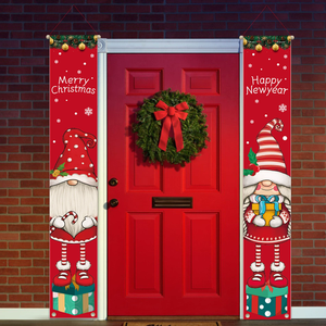 YQ-144 Striscione Natalizio da Appendere alla Porta, Decorazione per Casa, <span class=keywords><strong>Natale</strong></span> 2021, <span class=keywords><strong>Felice</strong></span> <span class=keywords><strong>Anno</strong></span> <span class=keywords><strong>Nuovo</strong></span> - Product Image 3