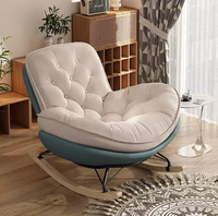 Fauteuil à bascule Penguin, canapé paresseux, pour balcon, maison, sieste de l'après-midi, relaxation, fauteuil inclinable décontracté, salon, chambre à coucher