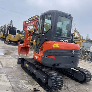 Горячая продажа: Японский импортный подержанный мини-экскаватор Kobota U55 (5 тонн), б/у экскаваторы U35, U55, U85 оптом - Product Image 4