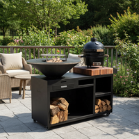 Brasero et Grill BBQ d'Extérieur en Promotion, Style « Old Country », avec Four