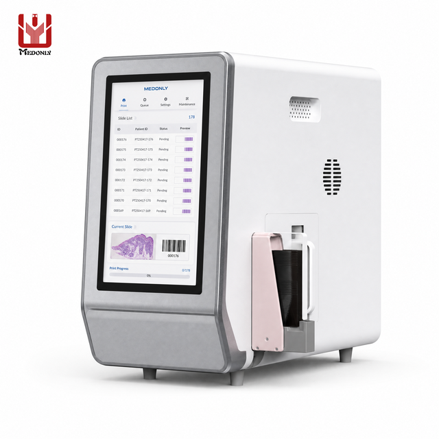 High Precision UV Laser Slide Printer 2500DPI 3-5s Touch Screen Barcode Scanner HIS/LIS for Pathology Laboratory