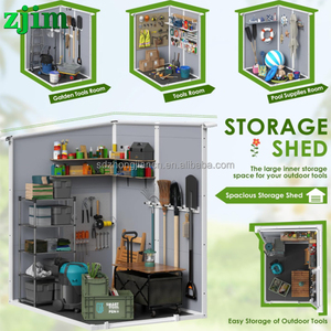 Assemblage facile Petits abris de <span class=keywords><strong>jardin</strong></span> Salle à outils étanche <span class=keywords><strong>Abri</strong></span> de stockage extérieur pour motos - Product Image 2