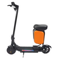 Trottinettes électriques pliantes avec siège, fabriquées en Chine, pour la conduite en ville, 2 roues, batterie au lithium 36V5.2AH, moteur 350W, vitesse maximale 25 km/h