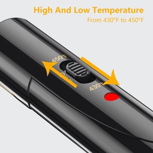Brosse lissante électrique chauffante en cuivre 500 degrés pour cheveux, peigne à boucler rapide, marque privée - Product Image 2