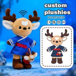 Fornitore di <span class=keywords><strong>Peluche</strong></span> Personalizzati, Crea Bambole di <span class=keywords><strong>Peluche</strong></span> con Chip NFC, Giocattolo Animale Imbottito da 30cm, Mascotte NFC Controllata da APP - Product Image 1