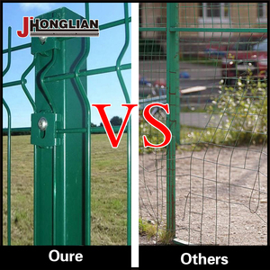 <span class=keywords><strong>Panneau</strong></span> de clôture Offre Spéciale en treillis métallique enduit de PVC galvanisé en 3D incurvé <span class=keywords><strong>Panneau</strong></span> de clôture en treillis <span class=keywords><strong>soudé</strong></span> 3D avec poteau - Product Image 4