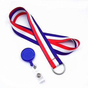 Customizable <b>Polyester</b> <b>Lanyard</b> Stretchable ID Card Holder Keychain <b>Lanyard</b> with Neck Strap & Yoyo - Product Image 2