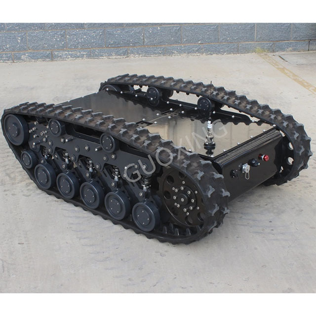 RC 300KG Payload Track Robot Chassis Outdoor Heavy Duty All Terrain Crawler Robot Platform Ugv Vehicle Robotic Platform