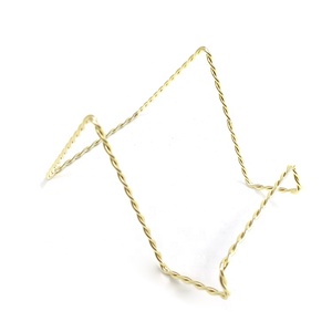 Soporte <span class=keywords><strong>de</strong></span> plato dorado, soporte <span class=keywords><strong>de</strong></span> plato giratorio <span class=keywords><strong>de</strong></span> Metal - Product Image 4