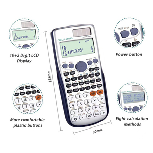 เครื่องคิดเลขวิทยาศาสตร์ NOVISON รุ่น 417 ฟังก์ชัน สำหรับนักเรียน ได้รับการรับรองมาตรฐาน CE ROHS ใช้พลังงานได้สองระบบ พร้อมหน้าจอแสดงผลสองบรรทัด - Product Image 5