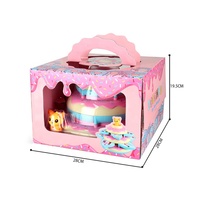 Cadeau d'anniversaire enfants Kit de maquillage jeu de beauté à usage général jouets de mode enfants jouets de maquillage lavables pour filles jeu
