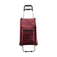 Bonne vente pliable gimi sac à provisions avec 2 roues