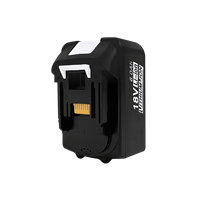 Baterai Li-Ion Densitas Tinggi 10 Sel 18V 60Ah Paket Baterai Pengganti Dengan Indikator Daya Untuk Perkakas Listrik Tanpa Kabel
