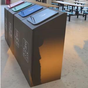 Poubelles classées pour cour résidentielle avec serrure, bacs de collecte des déchets imperméables pour les espaces publics - Product Image 2